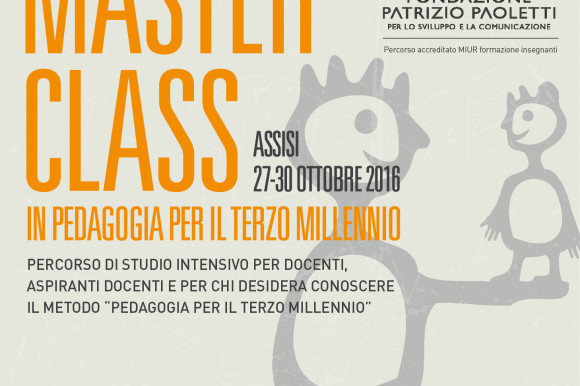 Master Class in Pedagogia per il Terzo Millennio: quattro giorni di training intensivo ad Assisi